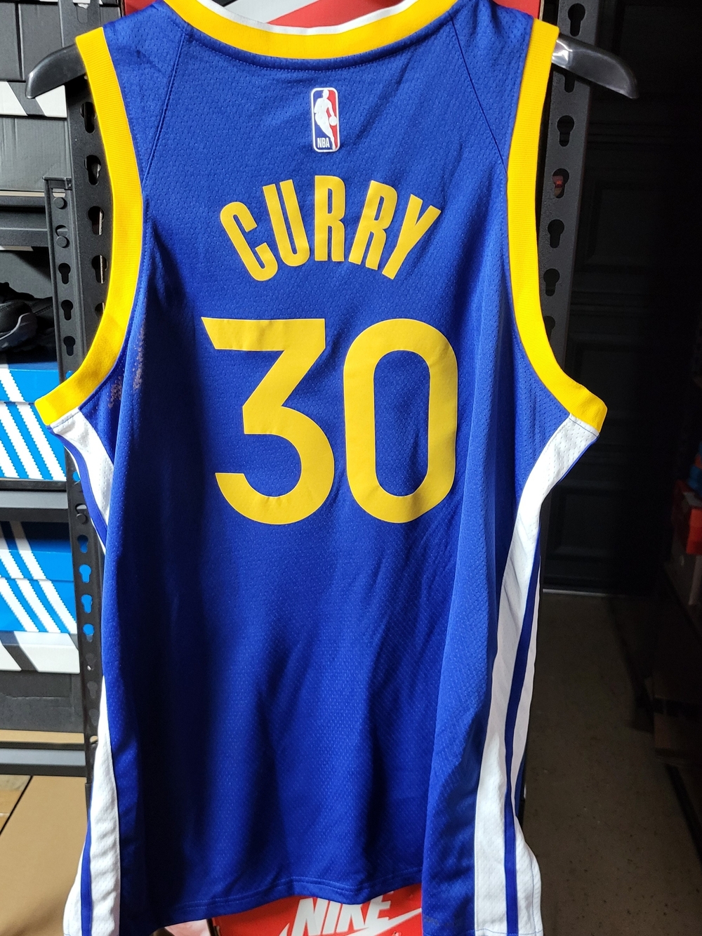 *NEW*Nike NBA Golden State Warriors Icon Edition Stephen Curry Jersey Size Large